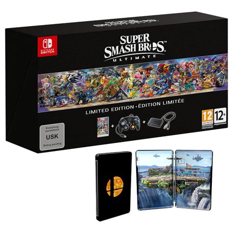 super smash bros ultimate special edition steel box|Smash Bros. Ultimate Special Edition Bundle, Nintendo.